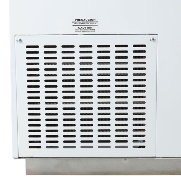 Excellence HFF-12HC 80.75" 33-Tub Ice Cream Dipping Freezer with Flip Top Lids - 27.6 Cu. Ft.