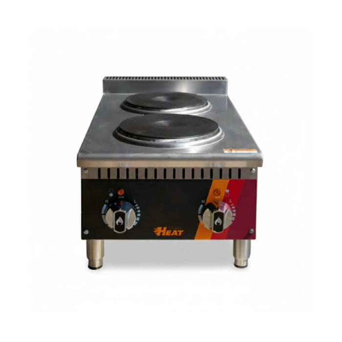 EFI HHP15-2B-ELC 15" Electric 2-Burner Hot Plate - 208 V / 1PH