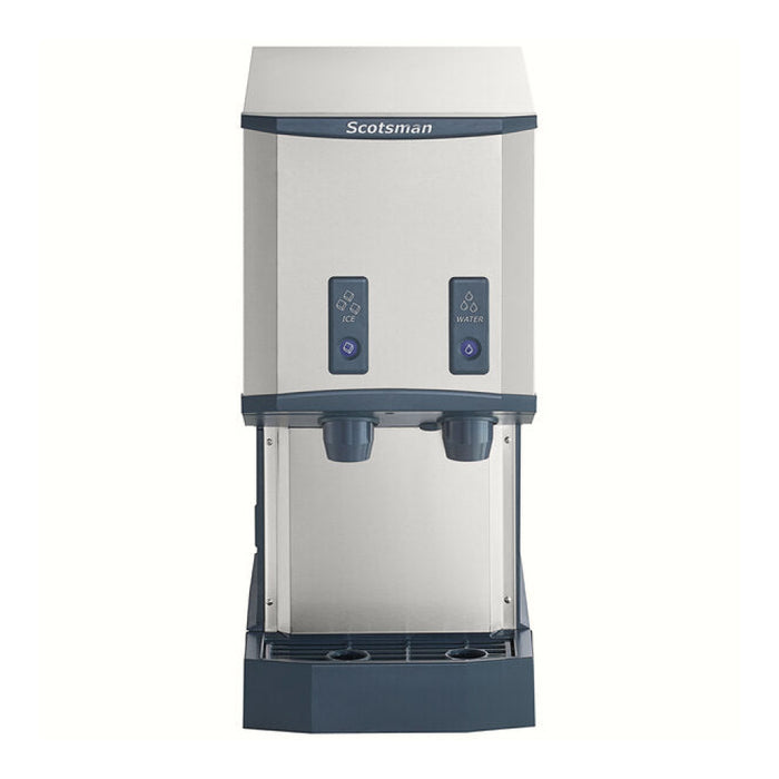 Scotsman HID312ABX-1 16" Meridian Push-Button Air Cooled Countertop Nugget Ice Machine & Water Dispenser - 320 Lbs.
