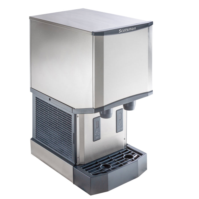 Scotsman HID312AX-1 16" Meridian Touch-Free Air Cooled Countertop Nugget Ice Machine & Water Dispenser - 320 Lbs.