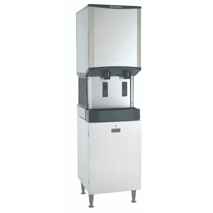 Scotsman HID312AX-1 16" Meridian Touch-Free Air Cooled Countertop Nugget Ice Machine & Water Dispenser - 320 Lbs.