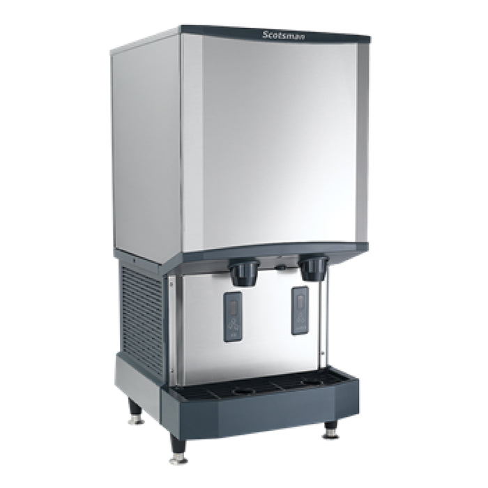 Scotsman HID540A-1 21" Meridian Touch-Free Air Cooled Countertop Nugget Ice Machine and Water Dispenser - 500 Lbs.