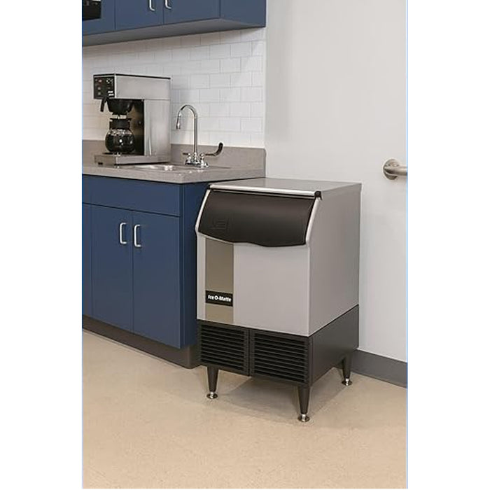 Ice-O-Matic ICEU220HA 24" Self-Contained Air Cooled Undercounter Half Cube Ice Machine - 238 Lbs.