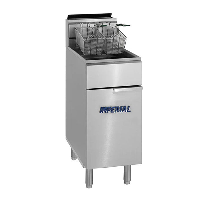 Imperial IFS-50 50 Lb. Gas Tube Fired Fryer - 140,000 BTU
