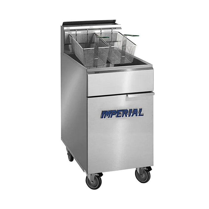 Imperial IFS-75 75 Lb. Gas Tube Fired Fryer - 175,000 BTU