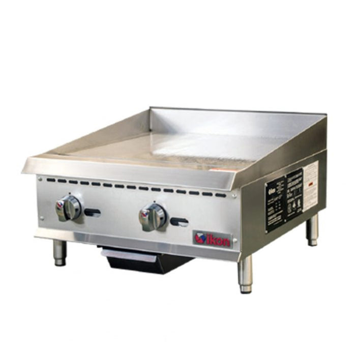 Ikon ITG-24 24" Natural Gas Griddle With Thermostatic Control - 60,000 BTU