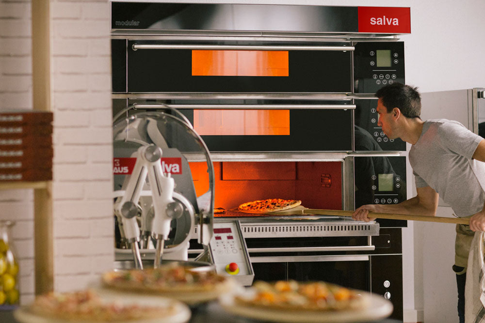 Salva NXE Modular 76.6" Electric 3-Door Oven with Patisserie Door - NXE-3009-V3-S435