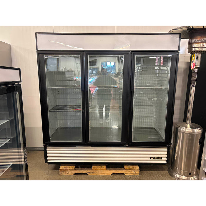 (USED) True GDM-72F 78" Swing Glass 3-Door Merchandiser Freezer