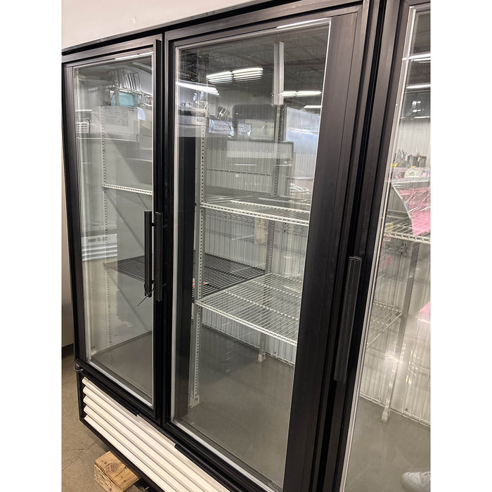 (USED) True GDM-72F 78" Swing Glass 3-Door Merchandiser Freezer