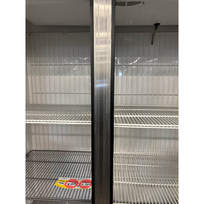 (USED) True GDM-72F 78" Swing Glass 3-Door Merchandiser Freezer