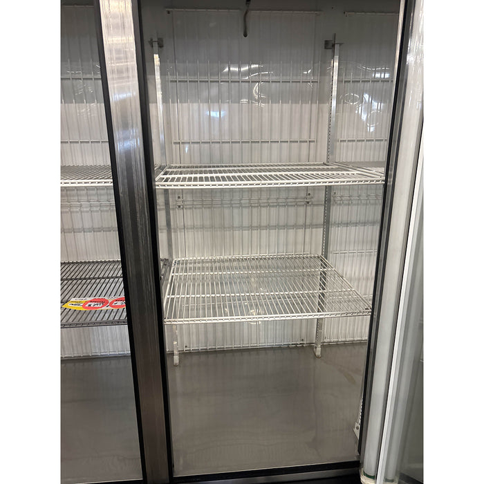 (USED) True GDM-72F 78" Swing Glass 3-Door Merchandiser Freezer