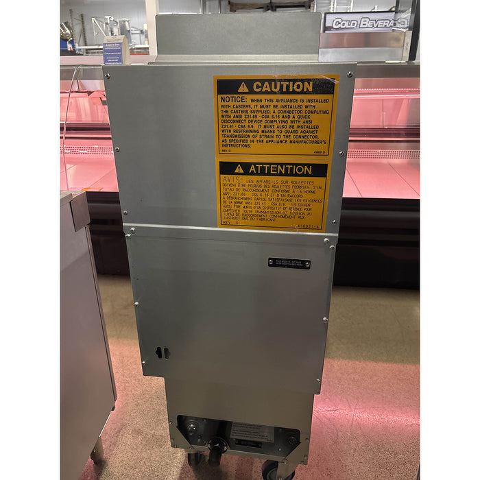 (SHOWROOM MODEL) Vulcan 1GR45M-2 45 Lb. Liquid Propane Floor Fryer - 120,000 BTU