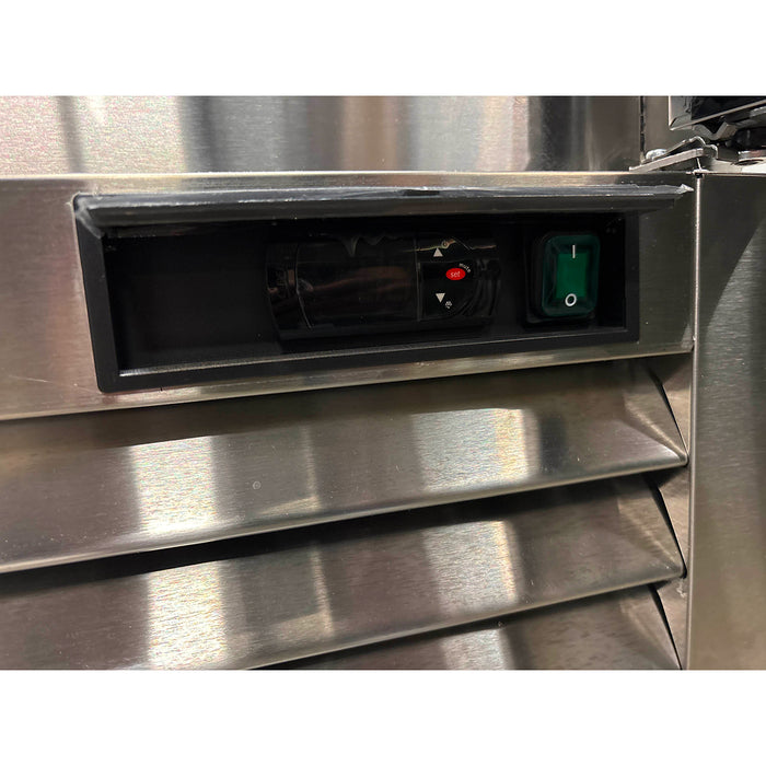 (SCRATCH & DENT) Atosa MBF8505GR 27" Bottom Mount Solid Door Reach-In Refrigerator - 19.1 Cu. Ft.