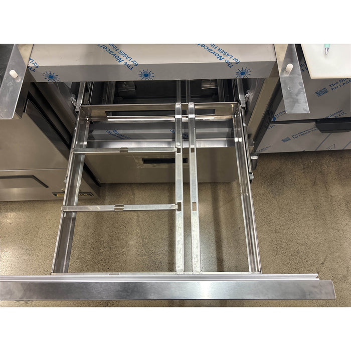 (SCRATCH & DENT) Delfield D4427N-12M-TH2 27" Mega Top 2-Drawer Salad/Sandwich Refrigerated Prep Table