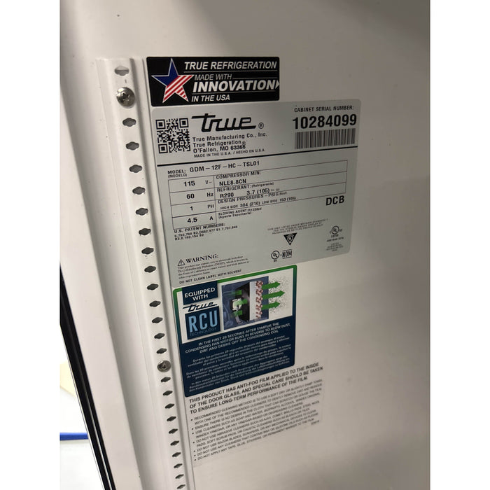 (USED) True GDM-12F-HC~TSL01 25" Glass Door Merchandiser Freezer