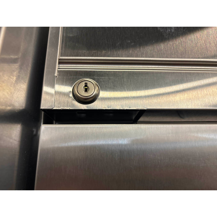 (SCRATCH & DENT) Habco SE24HCSX 24" Bottom Mount Solid Door Reach-In Refrigerator