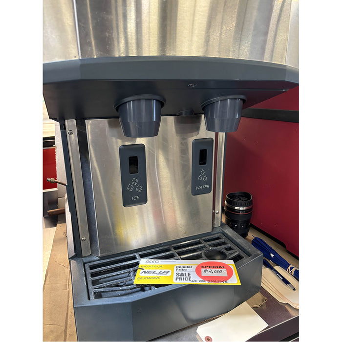 (USED) Scotsman HID312A-1 16" Meridian Touch-Free Air Cooled Countertop Nugget Ice Machine and Water Dispenser - 260 Lbs.