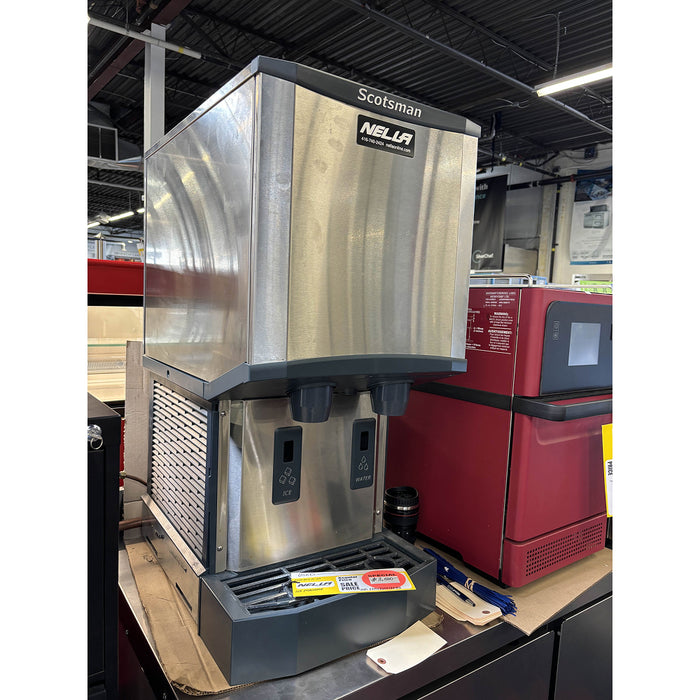 (USED) Scotsman HID312A-1 16" Meridian Touch-Free Air Cooled Countertop Nugget Ice Machine and Water Dispenser - 260 Lbs.