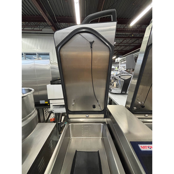 (DEMO) Rational iVario Pro 2-S 13 Gallon 2-Pan Electric Tilt Skillet with Stand - 208/240V