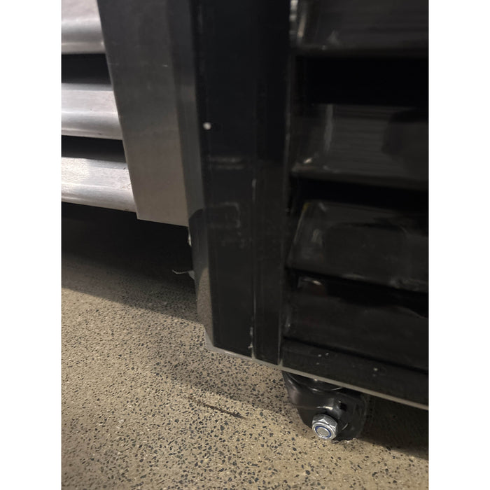 (USED) Atosa MCF8727 54" Bottom Mount 2 Sliding Glass Door Refrigerated Merchandiser - 44.9 Cu. Ft.