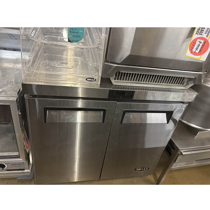 (SCRATCH & DENT) Atosa MGF36RGR 36" 2 Door Undercounter Refrigerator - 8.7 Cu. Ft.