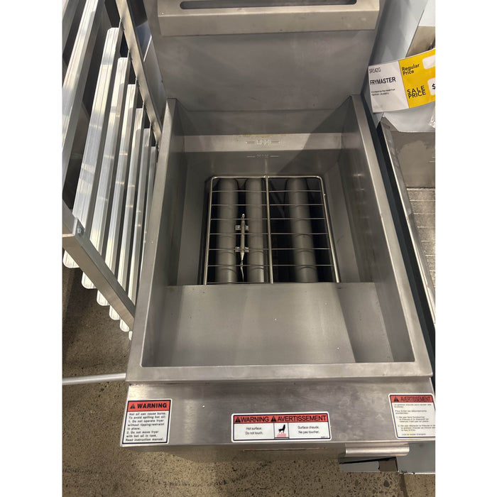 (USED) Vulcan LG300 35-40 Lb. Natural Gas Floor Fryer - 90,000 BTU