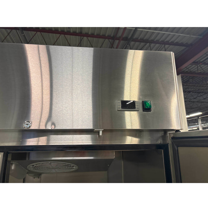 (USED) Atosa MBF8005 51" Top Mount Solid 2-Door Reach-In Refrigerator - 43.20 Cu. Ft.