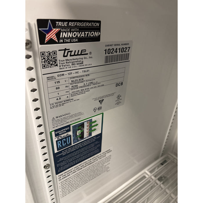 (USED) True GDM-12F-HC~TSL01 25" Glass Door Merchandiser Freezer