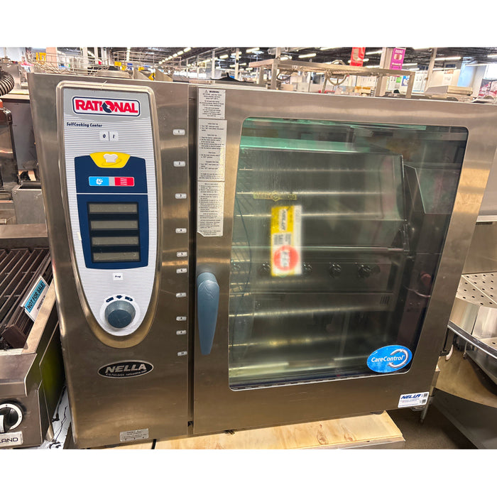 (USED) Rational Self Cooking Center Gas Combi Oven With Stand - SCC-102-G