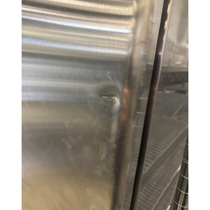 (SCRATCH & DENT) EFI C2-54VC 54" Bottom Mount Solid 2-Door Stainless Steel Reach-In Refrigerator - 44.8 Cu. Ft.