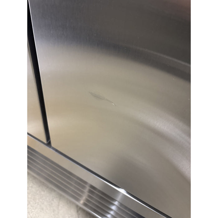 (SCRATCH & DENT) EFI C2-54VC 54" Bottom Mount Solid 2-Door Stainless Steel Reach-In Refrigerator - 44.8 Cu. Ft.