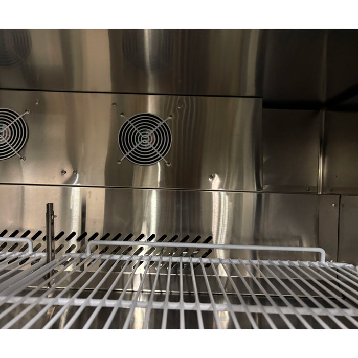 (USED) Atosa MGF8406 48" 2 Door Undercounter Freezer - 13.4 Cu.Ft.