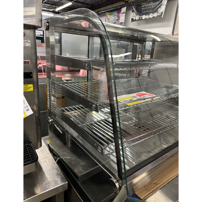 (USED) Nella 27" Countertop Curved Glass Display Warmer - 4.24 Cu. Ft. - 47454