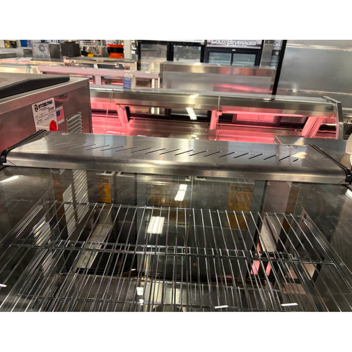 (USED) Nella 27" Countertop Curved Glass Display Warmer - 4.24 Cu. Ft. - 47454