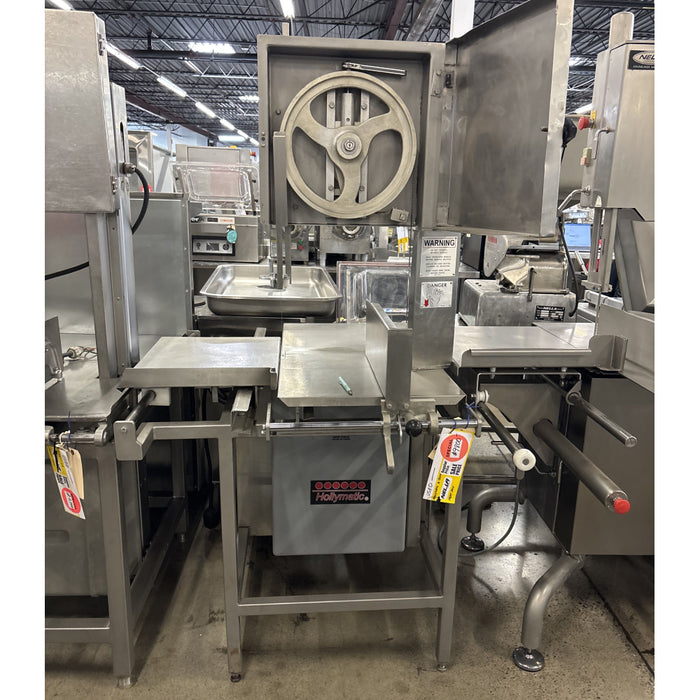 (USED) Hollymatic Hi-Yield 16-5000 3 Hp. Meat Saw With 126" Blade