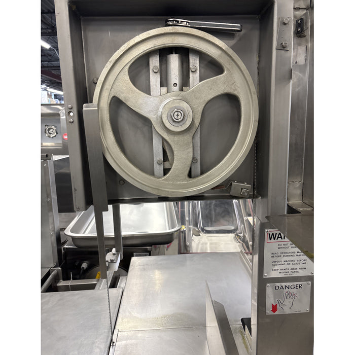 (USED) Hollymatic Hi-Yield 16-5000 3 Hp. Meat Saw With 126" Blade