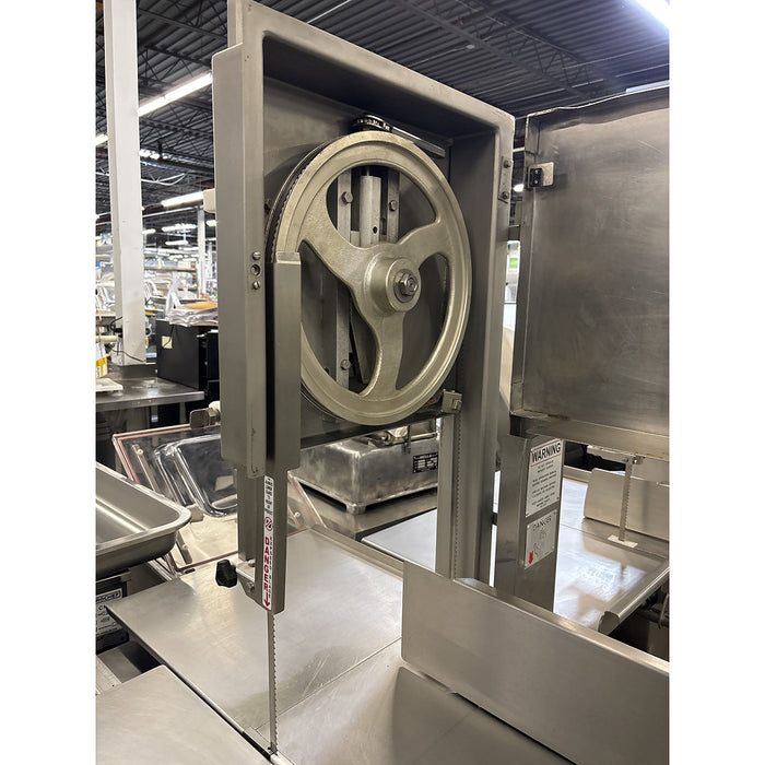 (USED) Hollymatic Hi-Yield 16-5000 3 Hp. Meat Saw With 126" Blade