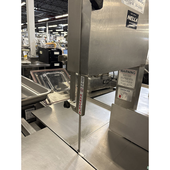 (USED) Hollymatic Hi-Yield 16-5000 3 Hp. Meat Saw With 126" Blade