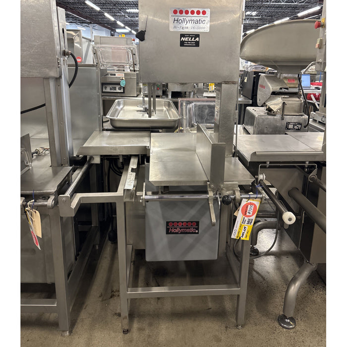 (USED) Hollymatic Hi-Yield 16-5000 3 Hp. Meat Saw With 126" Blade
