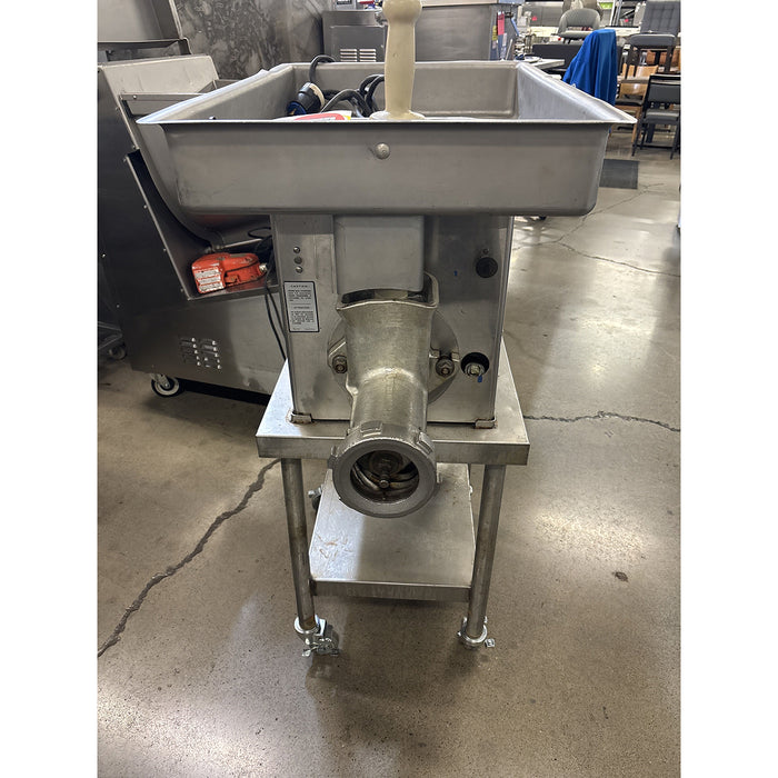 USED) Hobart 4732 #32 Heavy Duty Meat Grinder With Feed Pan And