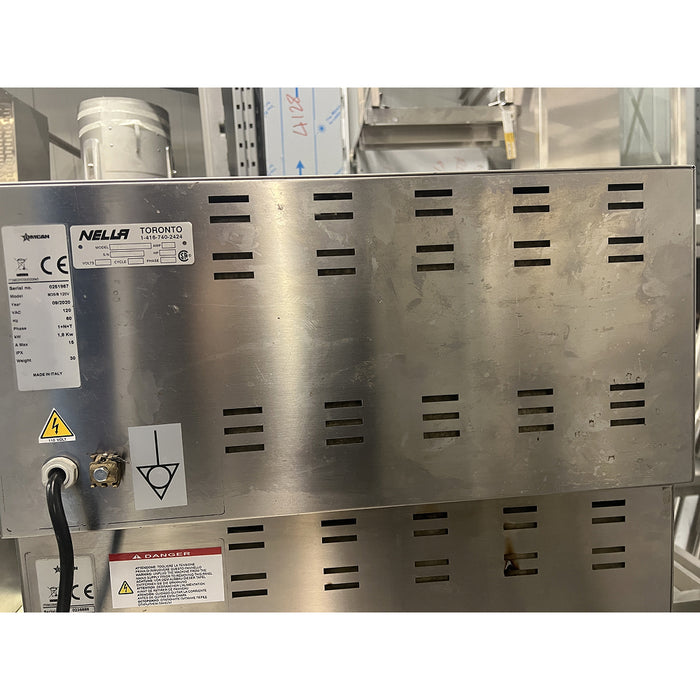 (USED) Nella 23" Single Chamber Compact Series Pizza Oven - 110V, 2.3kW - 46724