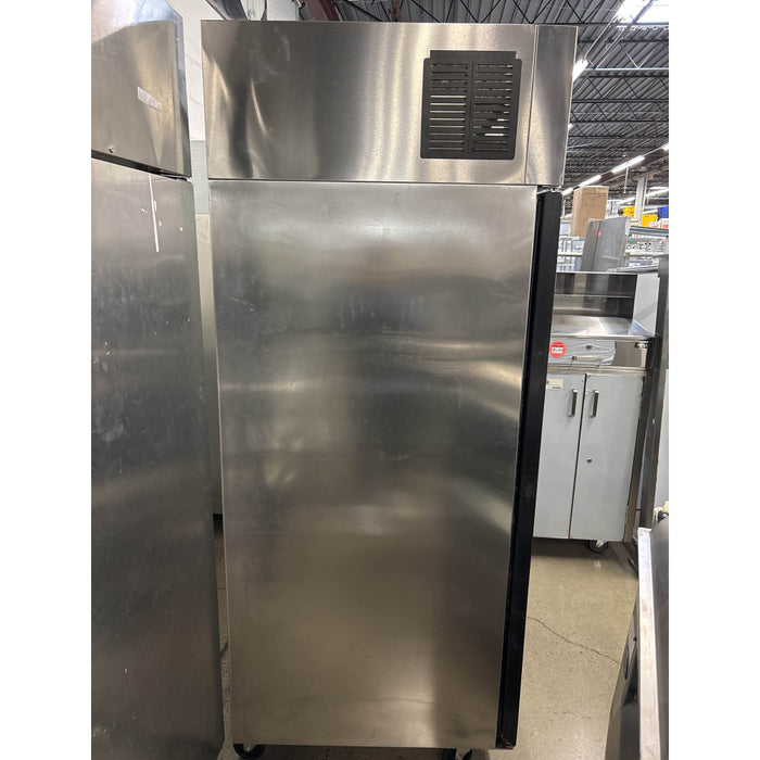 (USED) Delfield GBR2P-G 55" Top Mount Glass 2-Door Reach-In Refrigerator