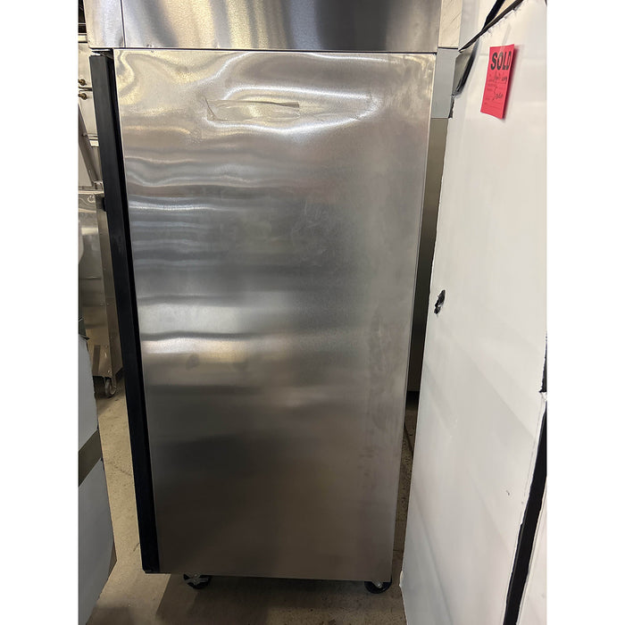 (USED) Delfield GBR2P-G 55" Top Mount Glass 2-Door Reach-In Refrigerator