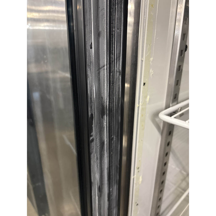 (USED) Delfield GBR2P-G 55" Top Mount Glass 2-Door Reach-In Refrigerator