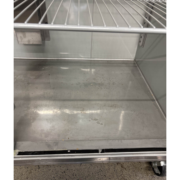 (USED) Delfield GBR2P-G 55" Top Mount Glass 2-Door Reach-In Refrigerator