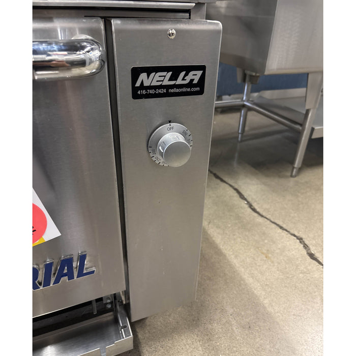 (USED) Imperial IR-6-E 36" Electric 6-Burner Plate Commercial Range With Standard Oven - 208V, 3 Ph