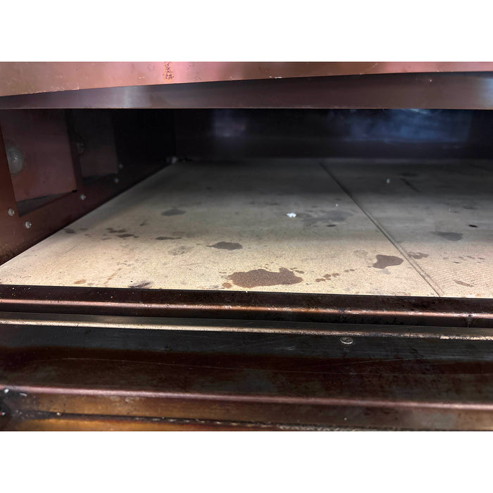 (USED) Nella 43" Double Chamber Pizza Oven With Mechanical Display - 220V, 13.2 kW - 40638