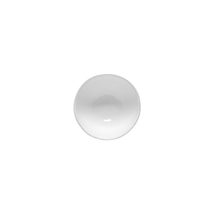 Costa Nova 5" Livia White Round Stoneware Fruit Bowl - 6/Case - IOC132-WHI