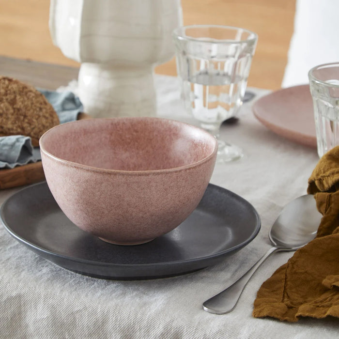 Costa Nova 5.91" Livia Mauve Rose Round Stoneware Soup/Cereal Bowl - 6/Case - IOS152-PNK