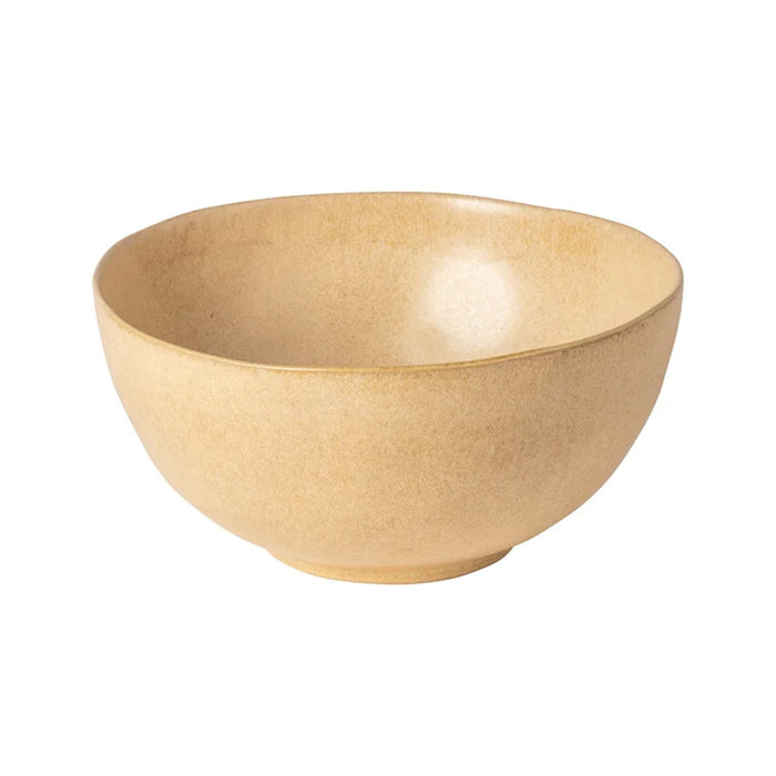 Costa Nova 10.4" Livia Champagne Yellow Round Stoneware Serving Bowl - IOS261-CHM
